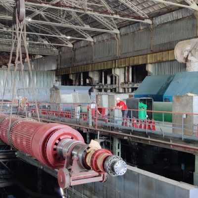 Raboty po vvodu rotora v stator 1